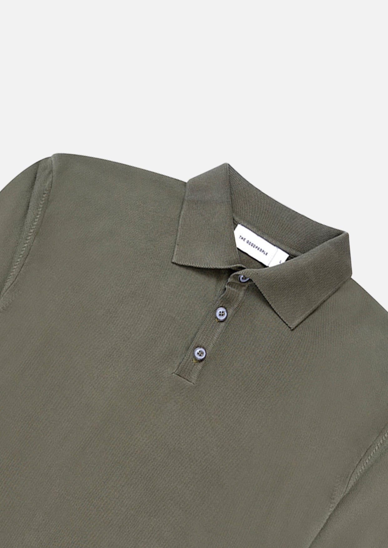 Italian Knitted Long-Sleeve Polo