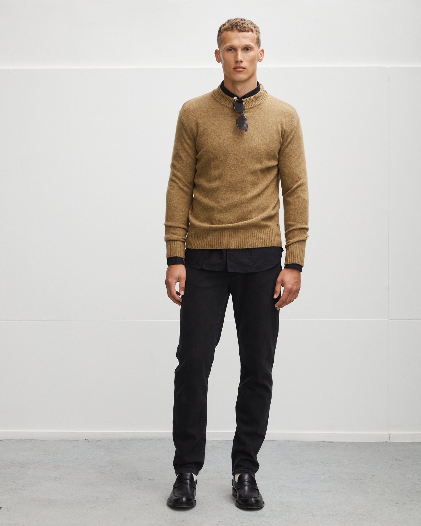 Turtle neck merino knitwear