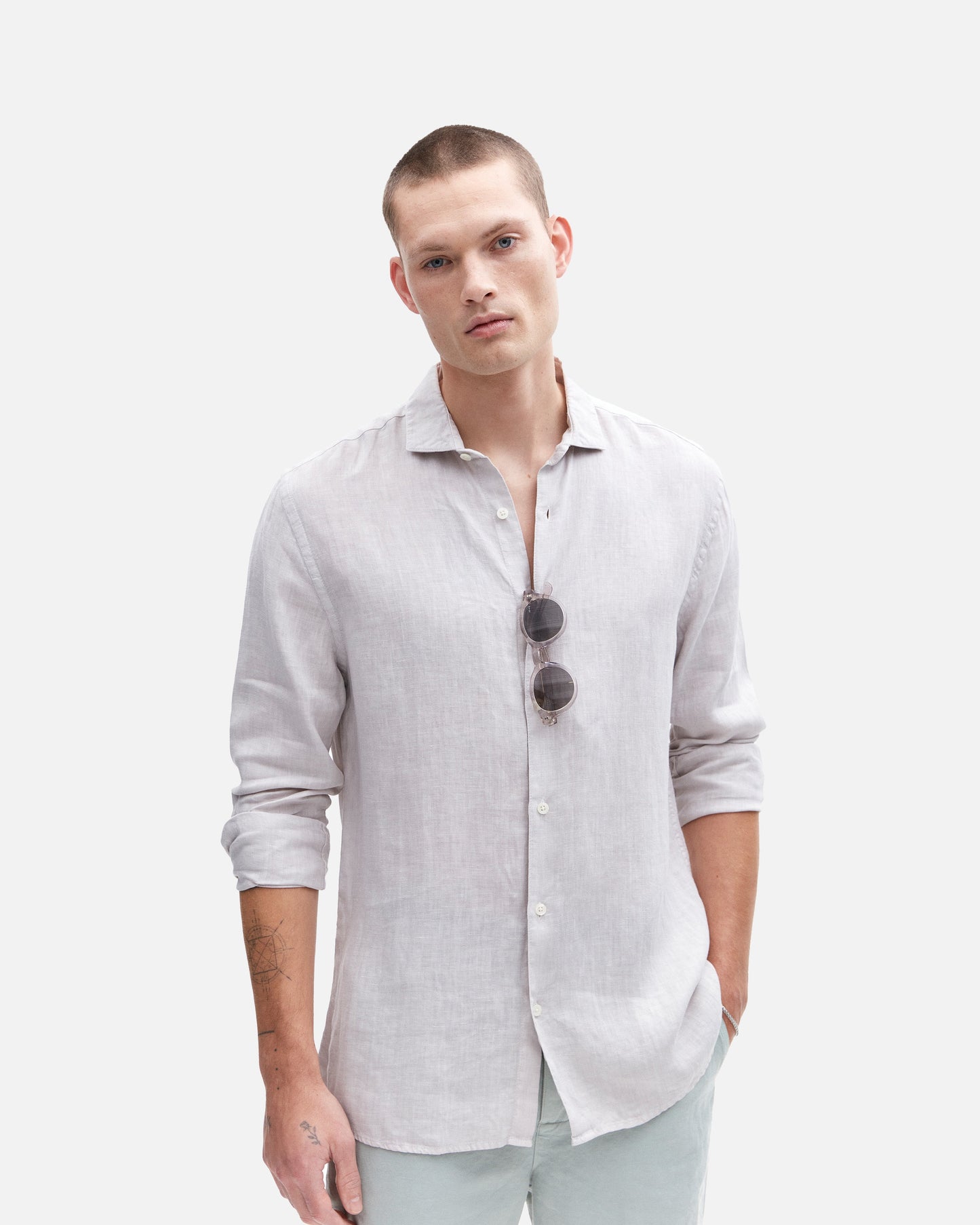 Soho Linen Garment Dye Shirt