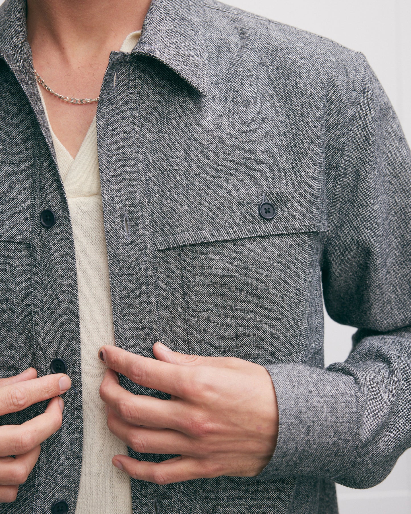 Wool Blend Overshirt