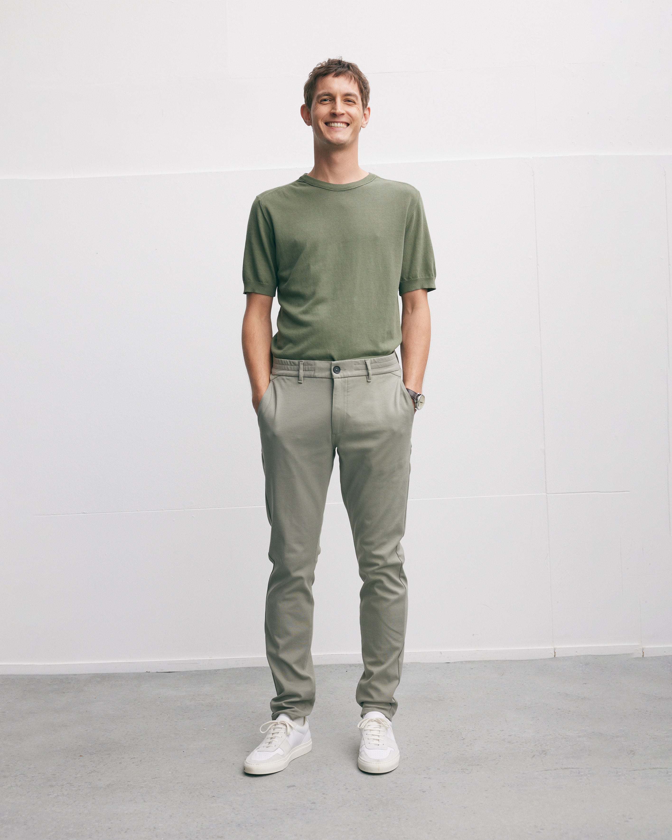 Soft Slim Fit Trousers