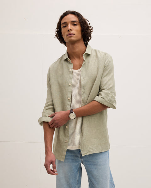 Linen Garment Dye Shirt