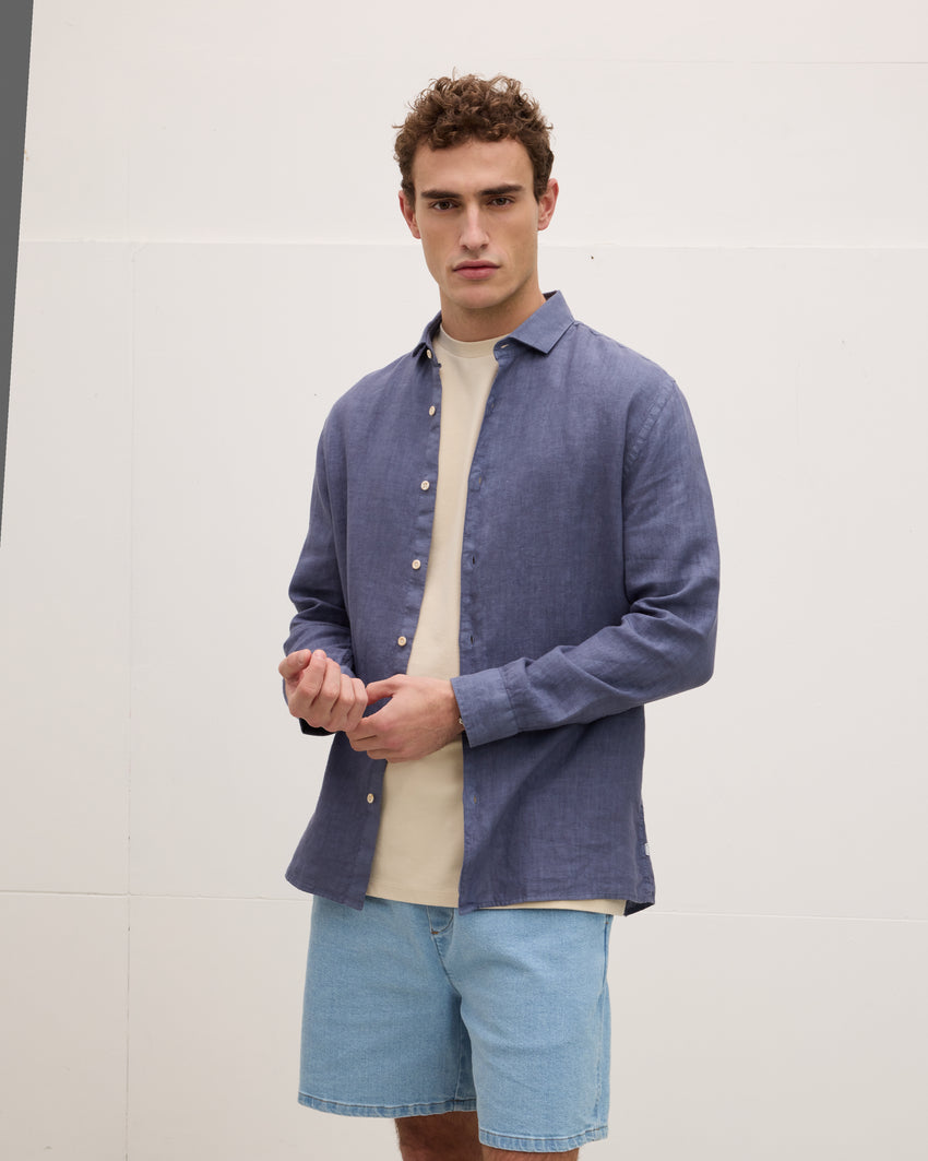 Linen Garment Dye Shirt