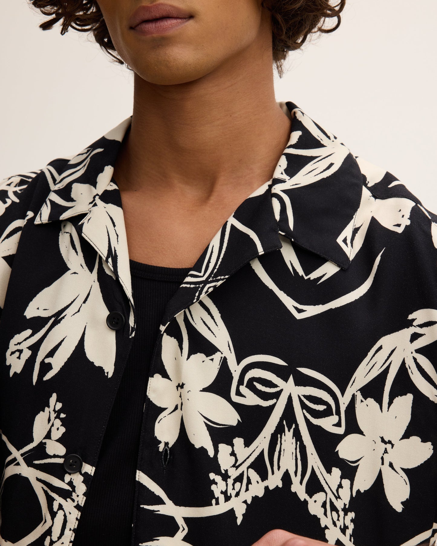 Short Sleeved Loose-fit Shirt