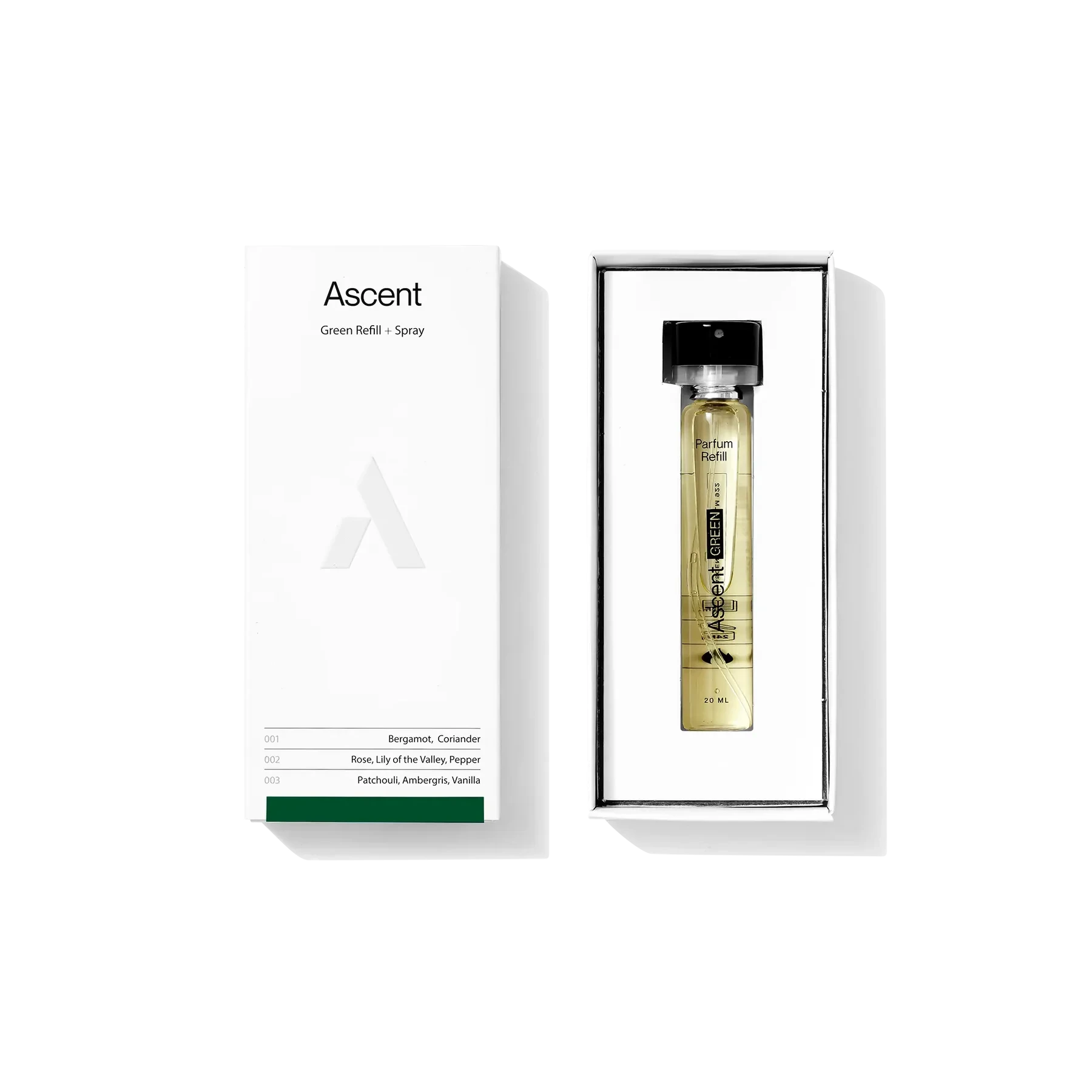 Ascent - Verpakking + parfum navullingl | Green