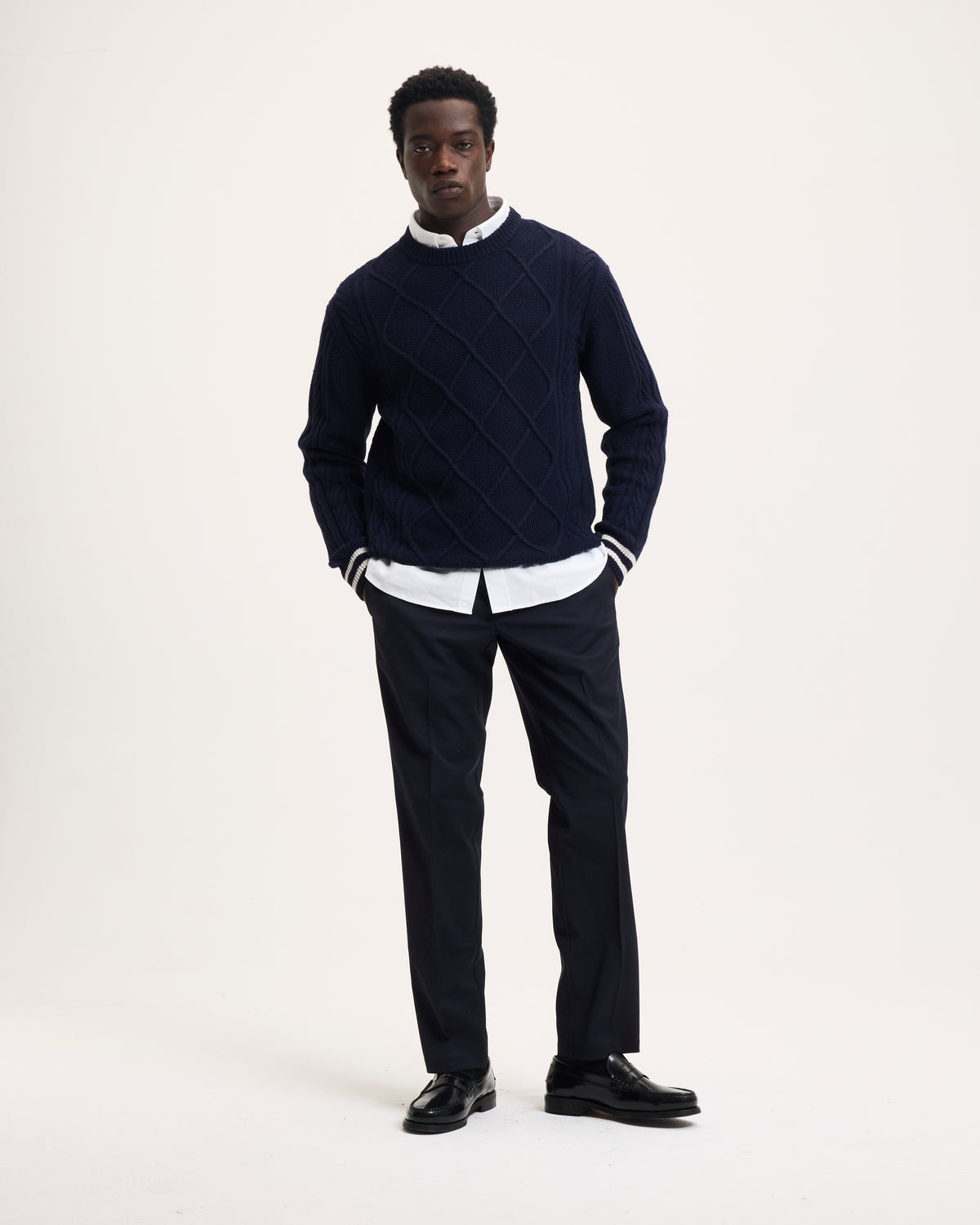 Kpattern Knitted Sweater