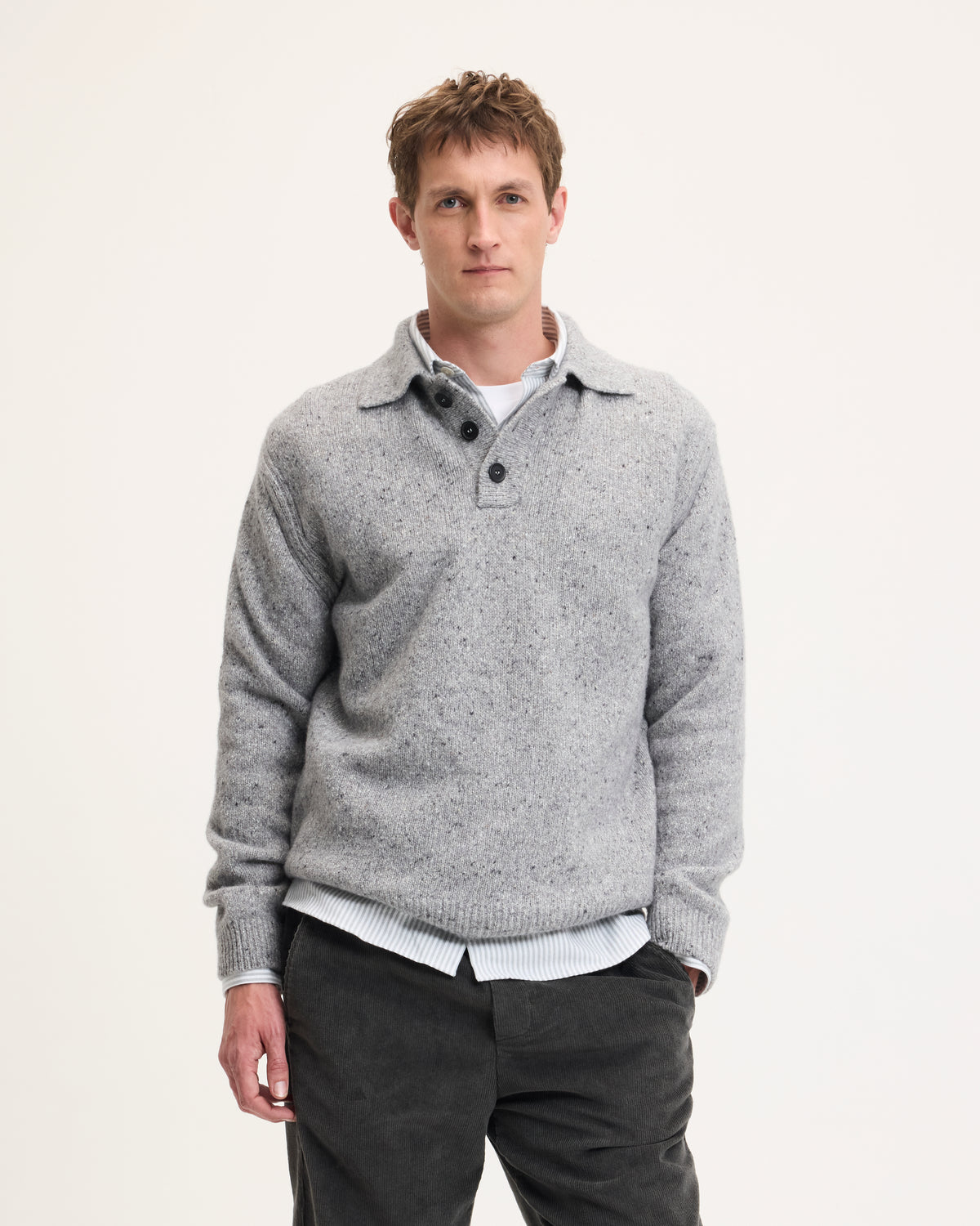 Kpolo Button Knit