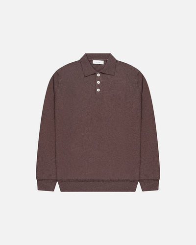 Kario Italian Knitted Long-Sleeve Polo