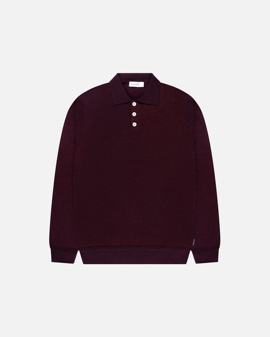 Kario Italian Knitted Long-Sleeve Polo