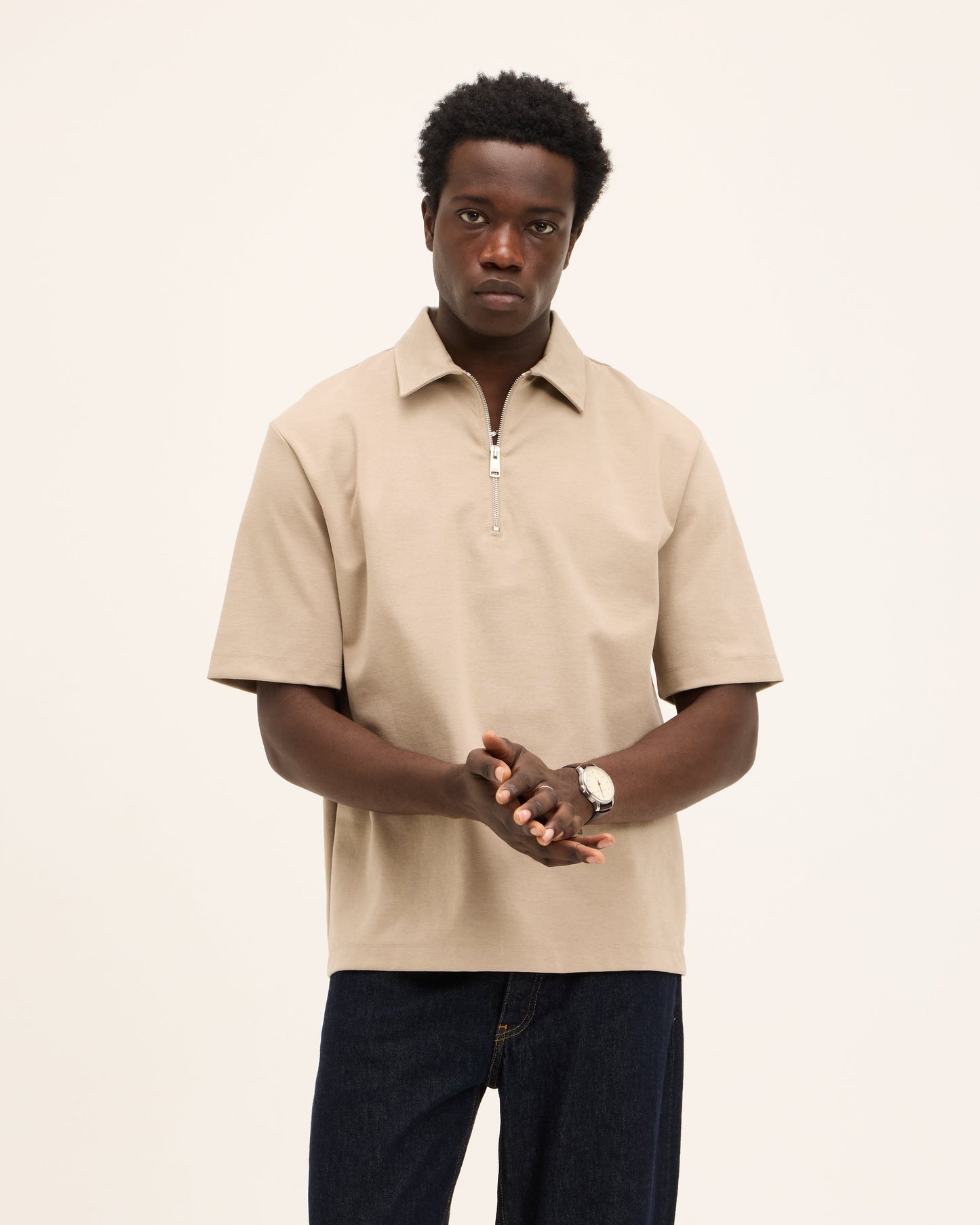 Post Zipper Polo