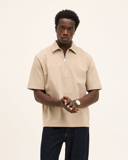 Post Zipper Polo
