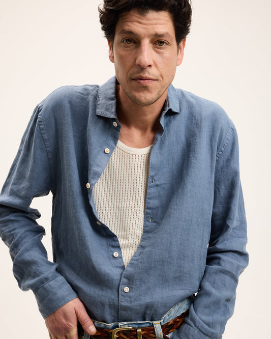 Soho Linen Garment Dye Shirt