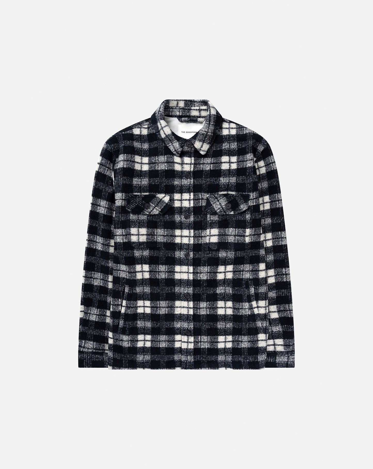 Wool Blend Check Jacket