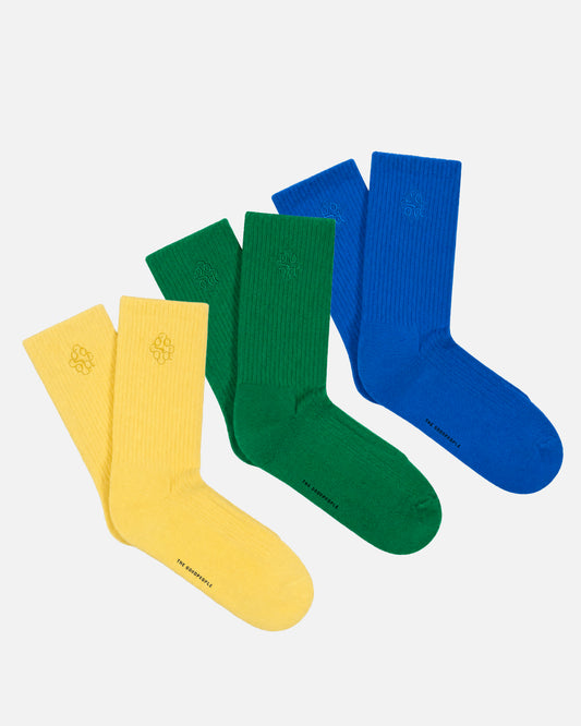 Signature Socks Color Block 3-Pack