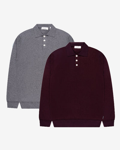 Kario Knitted Polo 2-Pack
