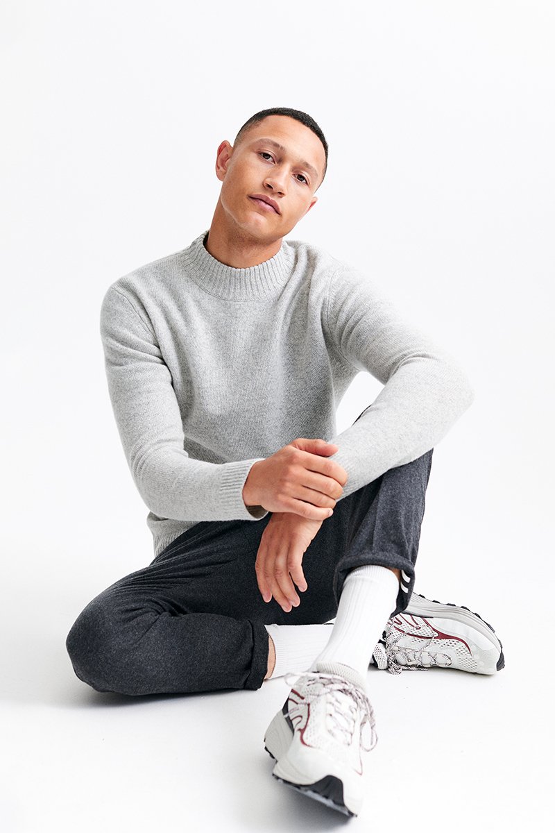 Turtle neck merino knitwear