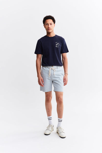 Linen Blend Shorts Gray dawn