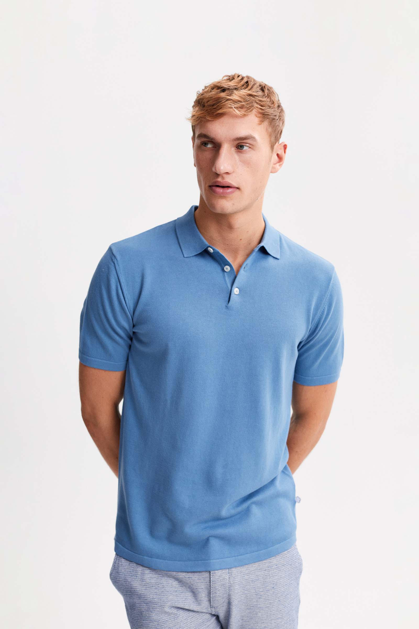 Slim Fit Knitted Polo